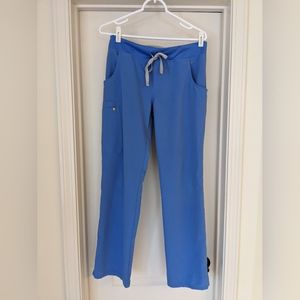 Figs Scrub Pants Kade Ceil Blue Small